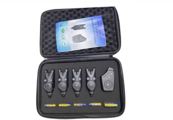 Set 4 avertizori plus statie model 2022 cu penar pentru tranport si baterii incluse