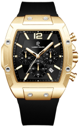 Ceas pentru barbati Laurent Philippe Chrono Si Precis Aurum Noir 43.5mm Culoare Auriu 