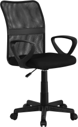 Scaun de birou negru REMO 3 NEW Sani 51 x 84-94 x 53 cm 