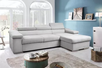Coltar extensibila Monessa dreapta 270 cm Crown 17 Gri 