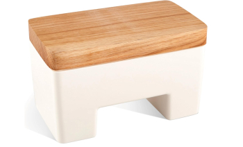 Cutie pentru unt Go Practic Plastic Lemn 10 x 10 x 16.5 cm - RESIGILAT 