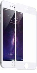 Folie de protectie din sticla securizata MaxCell Full Glue 6D 9H pentru Apple iPhone 6 6s - White 