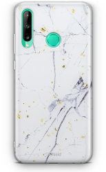 Husa Huawei P40 Lite E - silicon color iShield Smart Fit Marble Design - Alba 