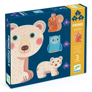 Set Puzzle-uri evolutive In padure Djeco