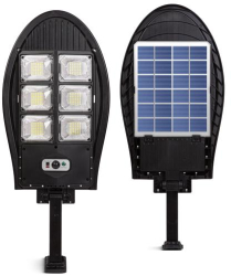 Spot solar de perete - 180 SMD LED - 1200 lm - 10W - 3000 mAh - IP65 