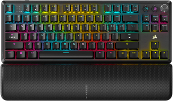 Tastatura mecanica gaming Corsair K70 Core TKL MLX Red v2 Linear Switches slipstream wireless - Bluetooth® amortizare a sunetului RGB 