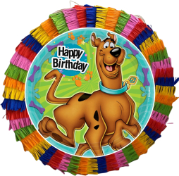 Pinata pentru petreceri 35 cm multicolora model Scooby-Doo 