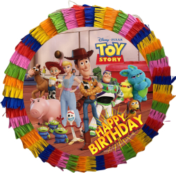 Pinata pentru petreceri 35 cm multicolora model Toy Story 3