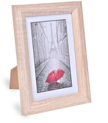 Rama Foto Decorativa Model Efect de Lemn Natural 10x15cm 