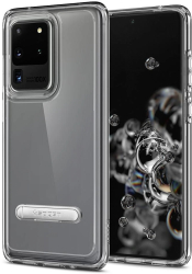 Carcasa Spigen Ultra Hybrid S compatibila cu Samsung Galaxy S20 Ultra Crystal Clear 