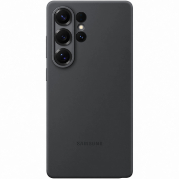 Husa de protectie Samsung Silicone Case pentru Galaxy S25 Ultra Black 