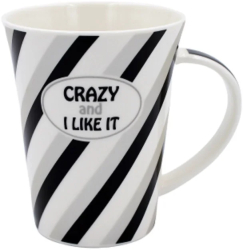 Cana din portelan & Crazy and I like it& 