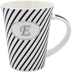 Cana din portelan personalizata cu litera & E& 