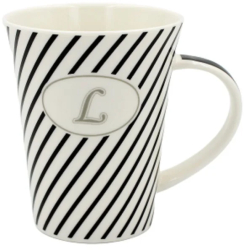 Cana din portelan personalizata cu litera & L& 