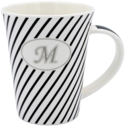 Cana din portelan personalizata cu litera & M& 