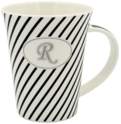 Cana din portelan personalizata cu litera & R& 