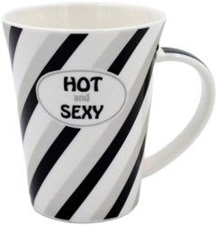Cana din portelan personalizata cu mesaj & HOT and SEXY& 