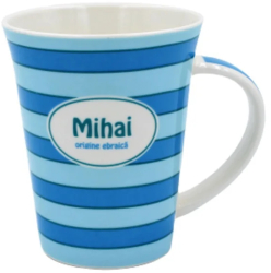 Cana din portelan personalizata Mihai 