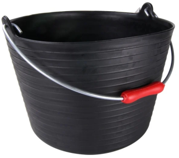 Galeata din plastic model 2 cu maner din plastic 20 L - RUBI-88772 