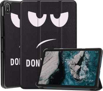 Husa pentru tableta Samsung Galaxy Tab S8 S7 11 inch 2020-2022 Slim Smart Cover Trifold Sigloo model Dont Touch Me 