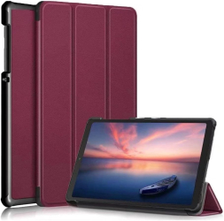 Husa Slim Sigloo Smart Cover Trifold pentru tableta Huawei Matepad 11 2021 10.95 inch model Burgundy 