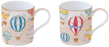Set portelan 2 cani 350ml Air Balloons 