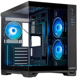 Carcasa computer Chieftec Visio neagra mijloc turn 