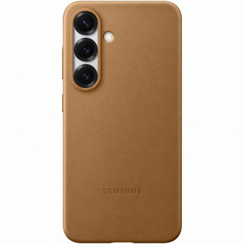 Husa de protectie Samsung Kindsuit Leather Case pentru Galaxy S25 Gold 