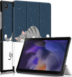 Husa pentru tableta Samsung Galaxy Tab S8+ S7 FE S7+ Sigloo Slim Smart Cover Trifold 12.4 inch model Good Night 