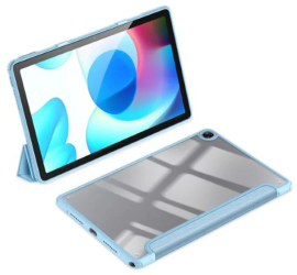 Husa premium pentru tableta Realme Pad10.4 inch Sigloo cu suport Smart Pen Dux Ducis Toby Blue 