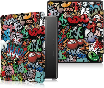 Husa Sigloo pentru Kindle Oasis 3 2019 si Kindle Oasis 2 2017 model Graffity 