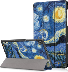 Husa Slim Sigloo Smart Cover Trifold pentru tableta LENOVO Tab M10 3rd Gen TB-328FU TB-328XU 10.1 inch model Abstract Painting
