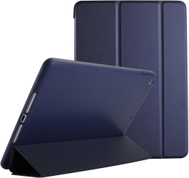 Husa Slim Sigloo Smart Cover Trifold pentru tableta Xiaomi RedMI Pad 10.6 10.6 inch din Silicon protectie 360 model Dark Blue 