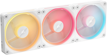Ventilatoare CORSAIR iCUE LINK LX120-R RGB WHITE triple pack 