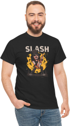 Tricou personalizat Music negru SLASH pasionatii de muzica marimea L 