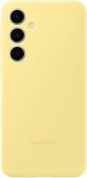 Husa de protectie Samsung Silicone Case pentru Galaxy S24 FE Yellow 