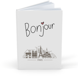 Agenda/Jurnal Paris/ Franta 100 file foaie alba pasionatii de calatorii 