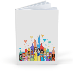 Agenda/Jurnal pentru copii 100 file foaie alba Disney Princess 