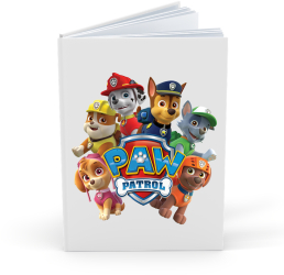 Agenda/Jurnal pentru copii 100 file foaie alba Patrula Catelusilor Paw Patrol 