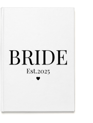 Agenda/Jurnal pentru organizare nunta amintiri mireasa 100 file foaie alba model Bride 2025 
