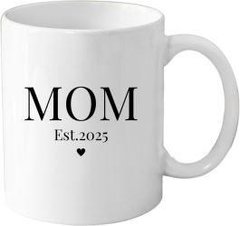 Cana din ceramica haioase Mom to be 2025 