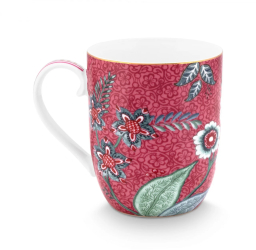 Cana portelan Pip Studio 145ml colectia Flower Festival roz 