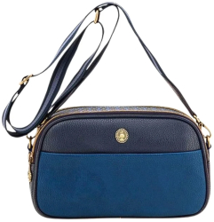 Geanta crossbody Blue 26.5x7.5x16.5 cm colectia Uni Pip Studio 