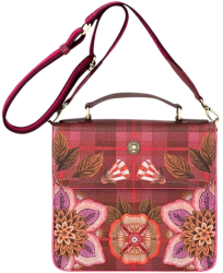Geanta Frances crossbody Red 25x9x21 5 cm colectia Flores Felices Pip Studio 