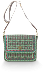 Geanta verde crossbody 19x6x16 cm colectia Clover Pip Studio 