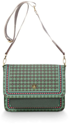 Geanta verde crossbody 25x7x20 cm colectia Clover Pip Studio 