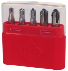 KIT 5 buc. Roata de taiere / marcare in cutie &empty 6-18mm - SILVER - RUBI-1996 