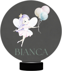 Lampa led personalizata pentru camera copilului 7 culori RGB pentru BIANCA 