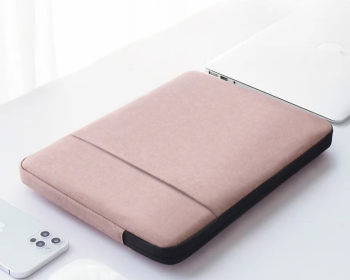 Mapa marca THD protectie si transport laptop Apple Macbook Pro M2 13.3 inch si Apple Macbook Pro M2 14.2 inch culoarea roz 