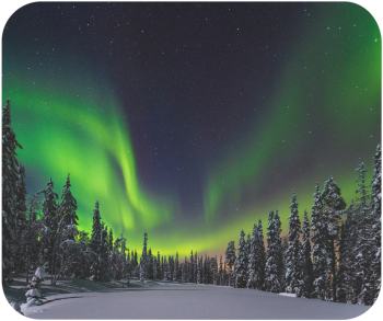 MousePAD Gaming/personal pentru pasionatii de natura Aurora Boreala 